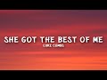 Luke Combs - She Got the Best of Me (Lyrics)