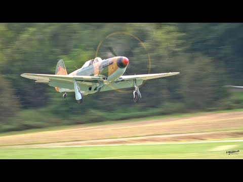 Yakovlev Yak 9 Display at Hahnweide Airshow 2019