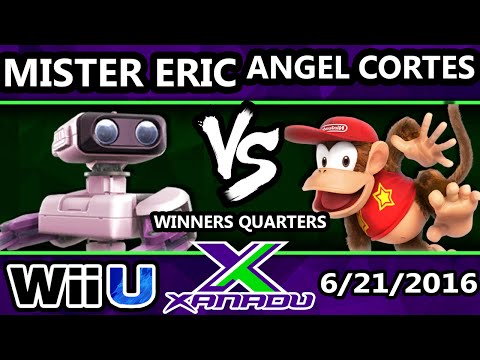S@X 156 - Angel Cortes (Diddy Kong) Vs. Mister Eric (ROB) SSB4 Winners Quarters - Smash Wii U