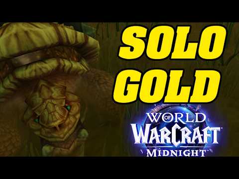 40,000g/Hr SOLO WoW Midnight Goldfarm!
