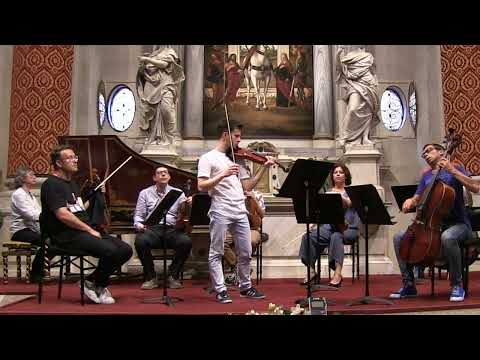 Interpreti Veneziani, Vivaldi violin concerto (RV 204 in D major) L.Ranzato  (in rehearsal)