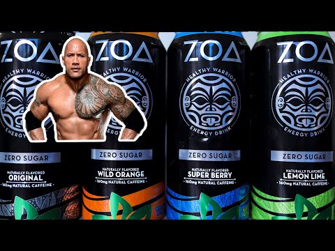 The Rock's ZOA Energy Drink Review