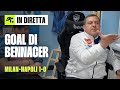 MILAN NAPOLI 1-0: LA REAZIONE DEI TIFOSI AL GOAL DI BENNACER
