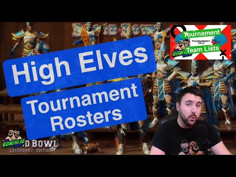 High Elf Tournament Rosters - Blood Bowl 2020 (Bonehead Podcast)