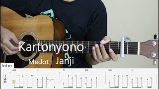 Download lagu (TAB) Kartonyono Medot Janji - Fingerstyle Guitar Cover - TAB Tutorial mp3