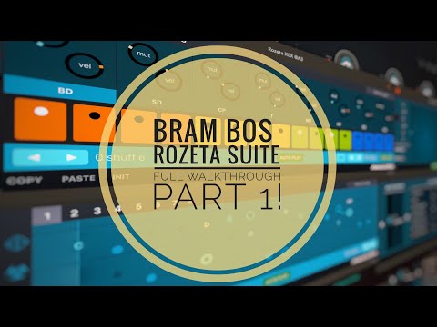 Bram Bos Rozeta Sequencer  Suite (iOS AUv3) Deep Dive Tutorial Walkthrough Pt 1