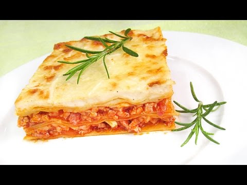 Lasaña Boloñesa con Bechamel y Salsa Boloñesa