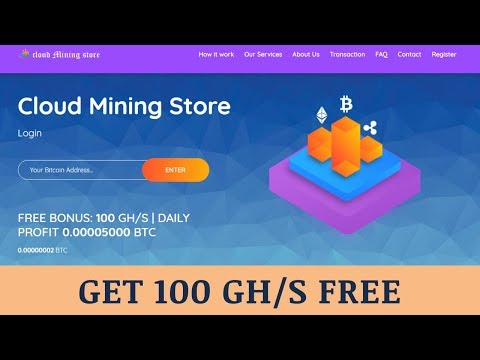 Cloudmining.store отзывы 2019, mmgp, обзор, Bitcoin Cloud Mining, get Free 100 Gh/s