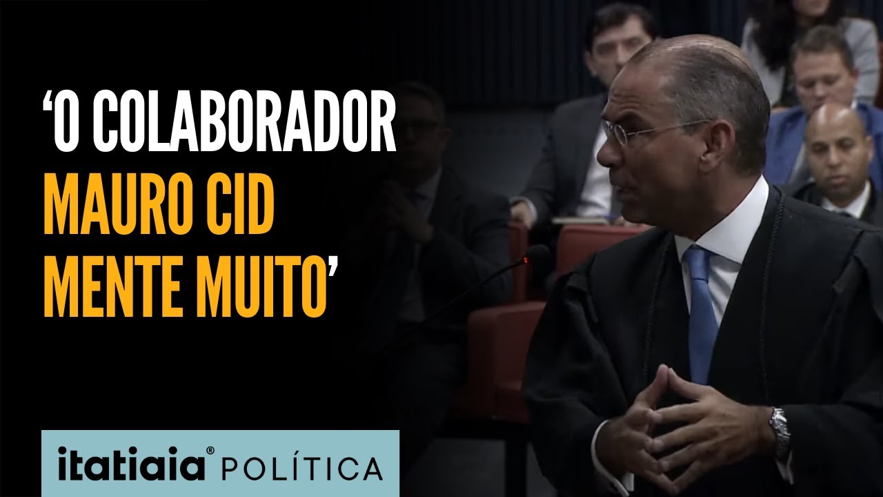 ADVOGADO DE BRAGA NETTO CRITICA FALAS DE MAURO CID EM SEU DISCURSO NO JULGAMENTO DO STF