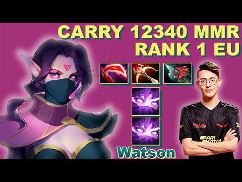 RANK 1 EU CARRY 12340 MMR - Templar Assassin - Watson