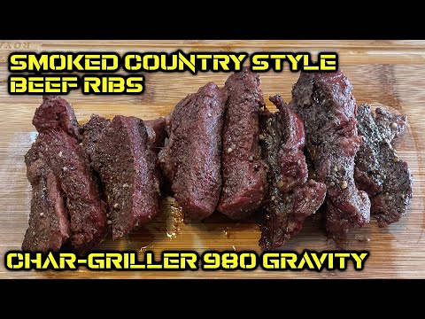Smoked Country Style Beef Ribs | Char-Griller 980...