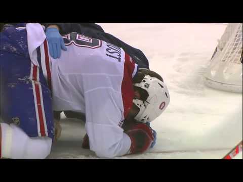 Brandon Prust Injury Vs Tampa Bay Lightning - 03/09/2013