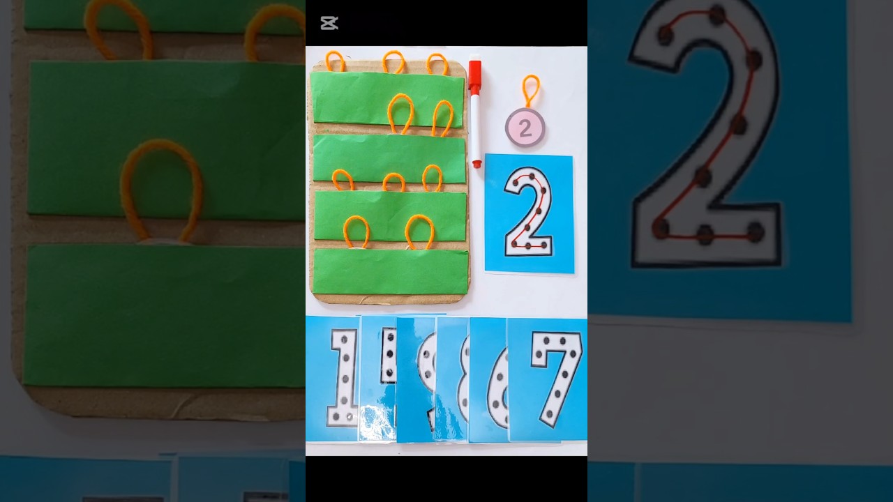 Preschool Number Tracing Activity