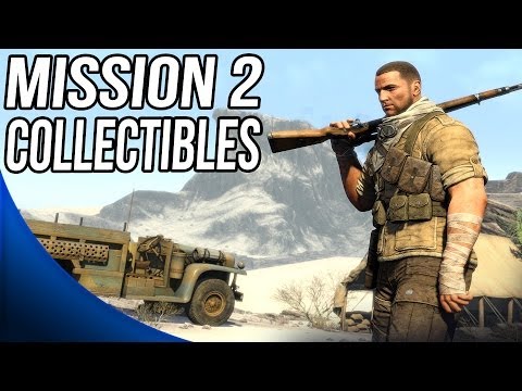 Sniper Elite 3 - Mission 2 Gaberoun ALL Collectibles Locations