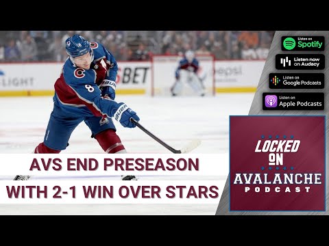 Avalanche End Preseason With Comeback 2-1 Win Over Stars