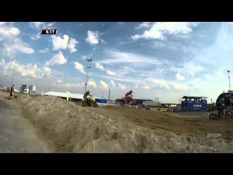 Tim Gajser passes Jeremy Seewer MXGP of The Netherlands 2015