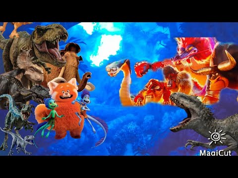 Tarzan, Rexy and company save the gorilla's from Indominus rex and the Vicious 6