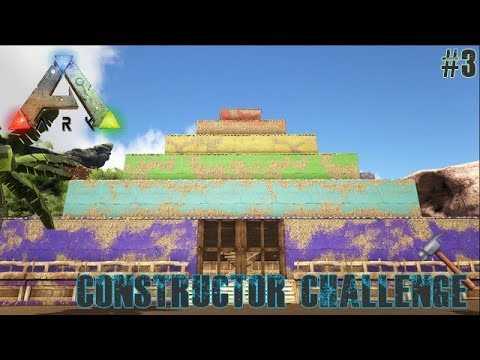 ARK CONSTRUCTOR CHALLENGE | FR | #3 Pyramide de cubes 😄