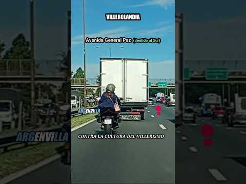 CABA Avenida General Paz TODOS los Días Colapsada Camión Patente Tapada Cultura del Villerismo 2026