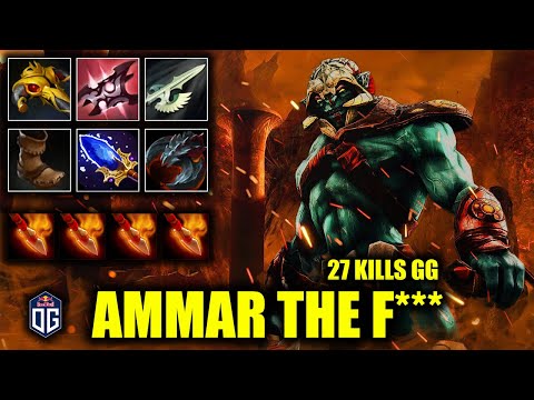 🔥 MORE THAN 50% OF ALL TEAM KILLS - AMMAR_THE_F - Huskar - 27 kills - Dota 2 Pro Game Highlights