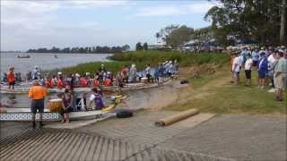 preview picture of video 'Dragon Boats on the Clarence'