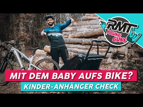 Mit dem Baby aufs Bike? Wie geht das? | RMT Young Guns | MTB Anhänger im Check