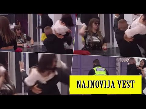 Zadruga TUČA! Obezbeđenje uletelo! MILJANA I MILICA NASRNULE JEDNA NA DRUGU