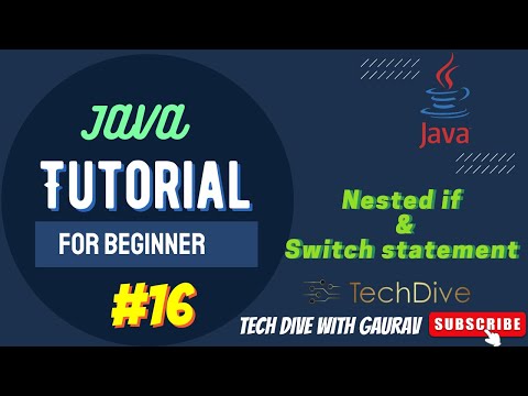 Nested If Switch Statements In Java Tutorial 16