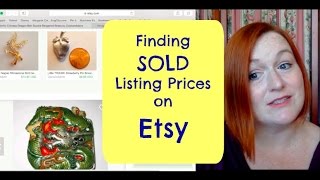 How to Find SOLD Listing Prices on Etsy