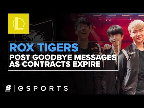 ROX Tigers post goodbye messages as contracts expire
