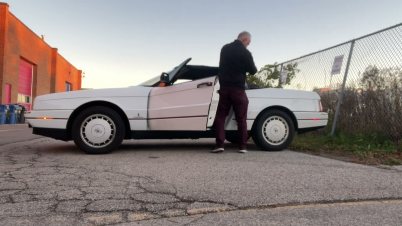 **SOLD by Auction** No Reserve 1991 Cadillac Allanté Convertible – Ontario Safetied