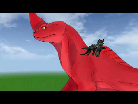 Red Bluster And Toothless VS Red Death,Bewilderbeast,And Ender Dragon
