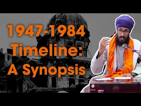 1947-1984 Timeline: A Synopsis by Mandeep Singh
