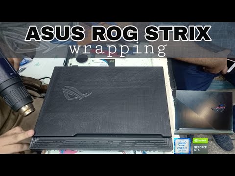 Asus rog strix G531G | asus gaming laptop wrap with transparent matt vinyl | dtech |