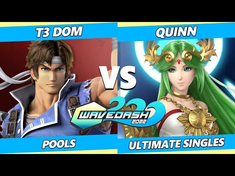 Wavedash 2022 - T3 Dom (Richter) Vs. Quinn (Palutena) SSBU Ultimate Tournament