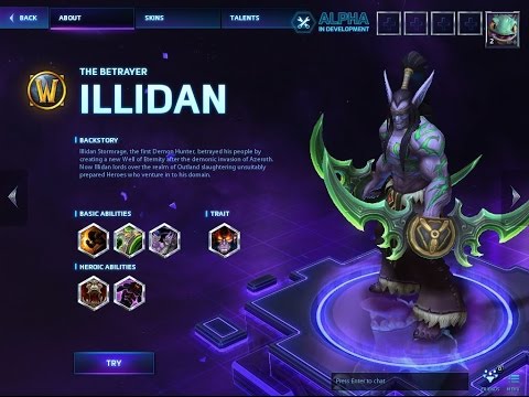 Heroes of the Storm: Character Demo - Illidan