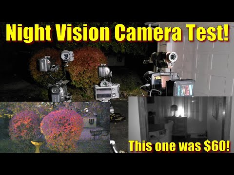 image-What type of night vision do security cameras use?