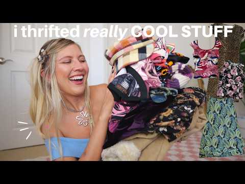 big'ol collective thrift haul!!!! Phoebe Buffay style coded, dreamy whimsigoth, & Y2K gems