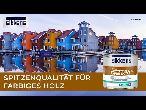 SIKKENS Cetol Wetterschutzfarbe Extra – Top-Qualität für farbiges Holz