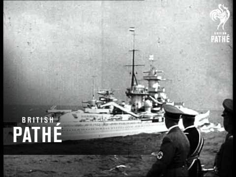 Admiral Horthy And Hitler - Navy Review At Kiel (1938)