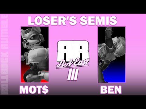 Mot$ (Fox) vs Ben (Sheik) | Loser's Semis | Rollback Rumble: NA East III
