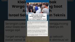 TRAGIS! Warga Gaza Diserang Antre Air Bersih, Israel Klaim Salah Tembak akibat Gangguan Teknis