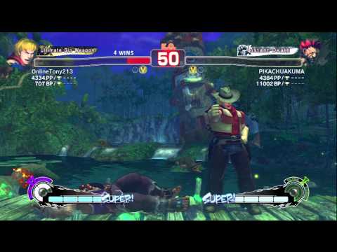 SSF4 OnlineTony213 (Ken) Vs PIKACHUAKUMA (Akuma)