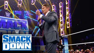 Mr McMahon addresses the WWE Universe: SmackDown J