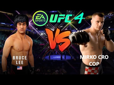 UFC4 | Bruce Lee vs Mirko Cro Cop (EA Sports UFC 4)
