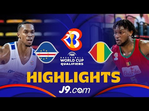🇨🇻 Cape Verde vs 🇬🇳 Guinea | J9 Basketball Highlights - #FIBAWC 2023 Qualifiers