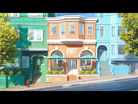 Video Thumbnail: the cafe on the hill. ☕ jazzy lofi beats