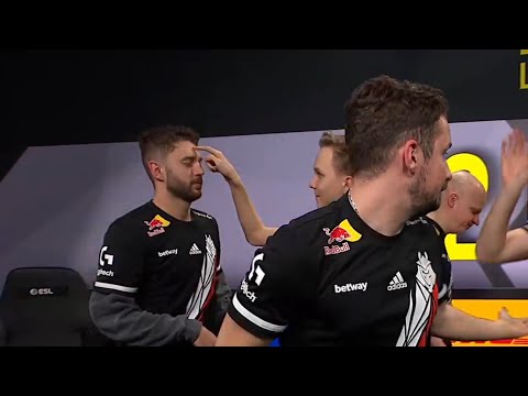 G2 emotions after defeating NIP 2-0. m0nesy and JaCkZ are so cute
