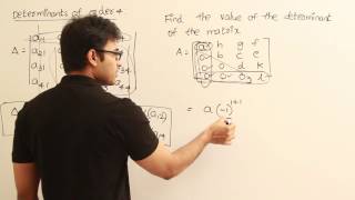 Matrices 29 (Determinants of upper and lower triangular matrices)