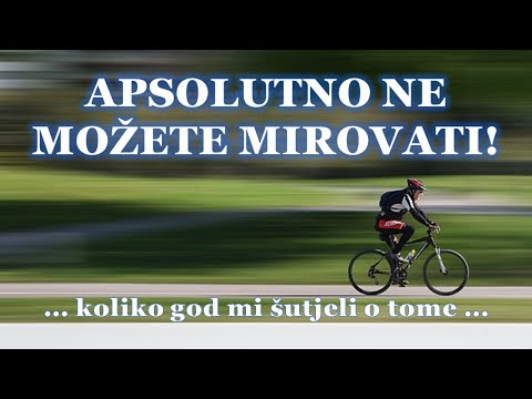 Srednja brzina, put, pomak i vrijeme - Zašto ne možemo apsolutno mirovati?